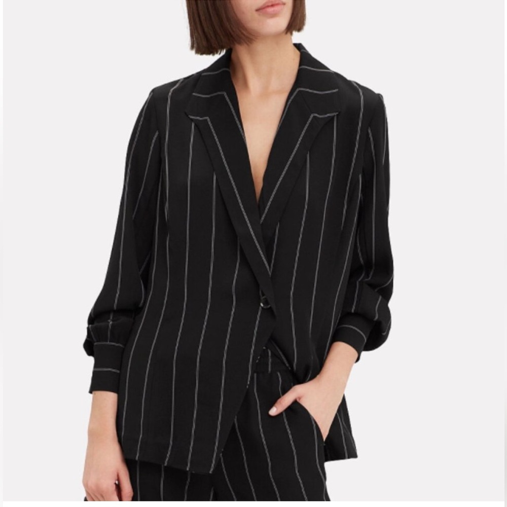 Anine Bing Pinstripe Blazer
